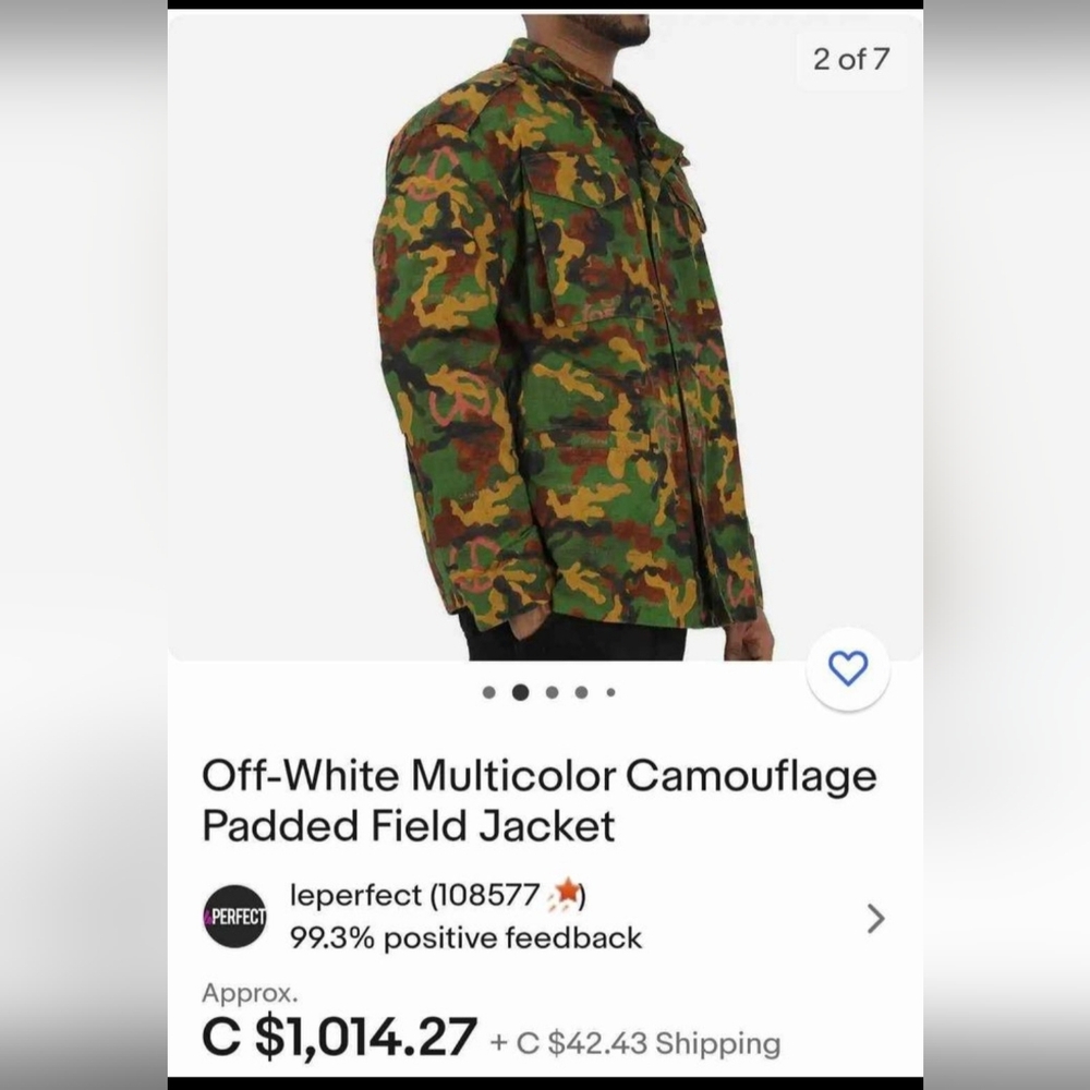 Off-White Camo Jacket